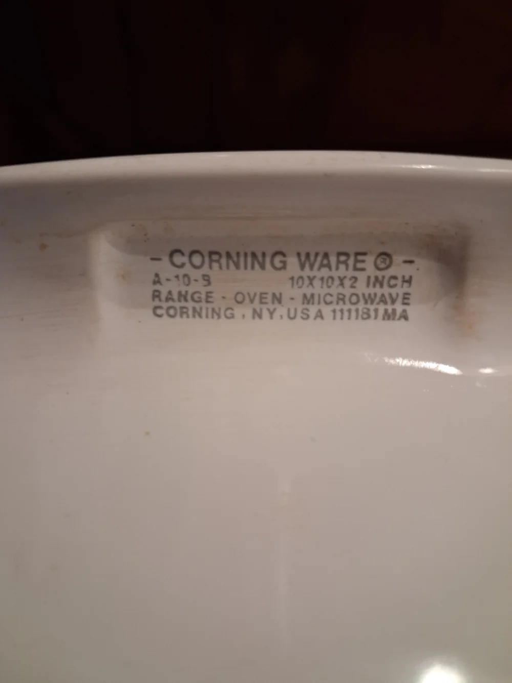 CorningWare Blue Cornflower Covered Casserole - White with Blue Floral
